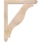Ekena Millwork Funston Arts and Crafts Smooth Bracket w/ Offset Brace, Douglas Fir, 5 1/2"W x 34"D x 42"H BKT0604X34X42FST03SDF - alternate 4